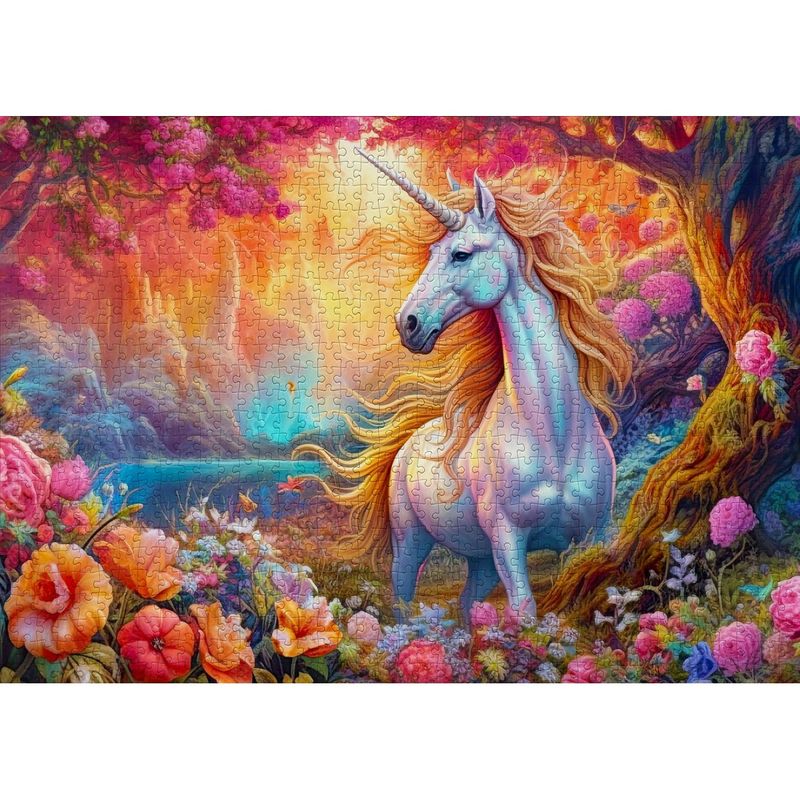 Jucarii, Copii si Bebe - Jucarii si jocuri - Jocuri si puzzle - Puzzle - Puzzle 1000 piese Enjoy – Enchanted Harmony Unicorn - Infinity.ro