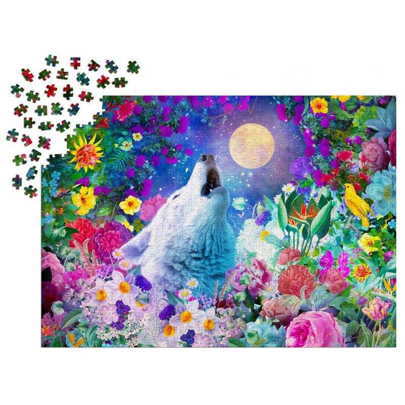 Jucarii, Copii si Bebe - Jucarii si jocuri - Jocuri si puzzle - Puzzle - Puzzle 1000 piese Enjoy – Wolf Moon - Infinity.ro
