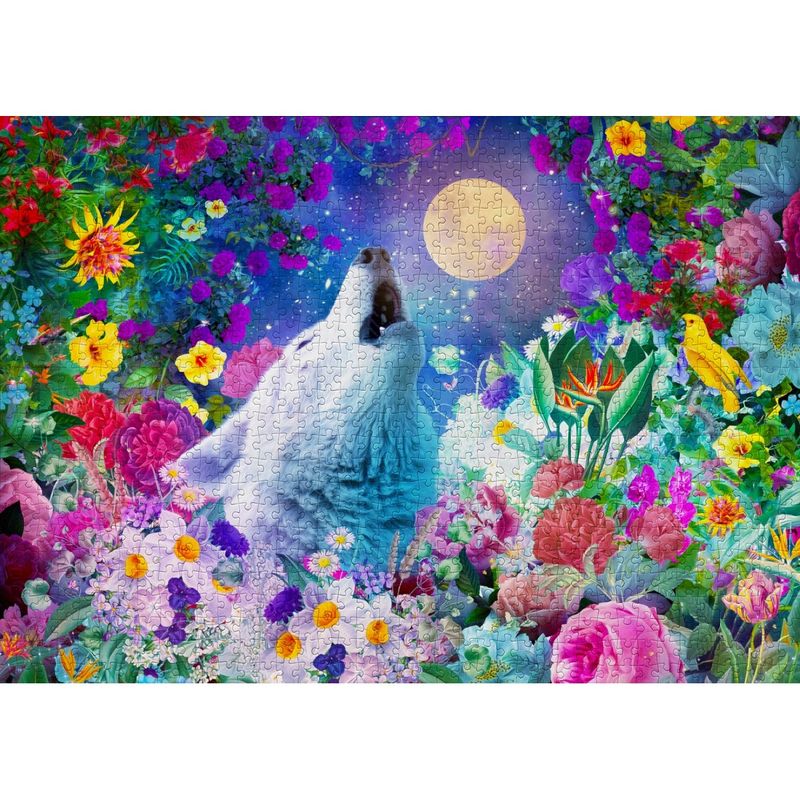 Jucarii, Copii si Bebe - Jucarii si jocuri - Jocuri si puzzle - Puzzle - Puzzle 1000 piese Enjoy – Wolf Moon - Infinity.ro