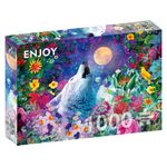 Jucarii, Copii si Bebe - Jucarii si jocuri - Jocuri si puzzle - Puzzle - Puzzle 1000 piese Enjoy – Wolf Moon - Infinity.ro
