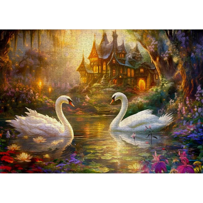 Jucarii, Copii si Bebe - Jucarii si jocuri - Jocuri si puzzle - Puzzle - Puzzle 1000 piese Enjoy – Swan Song - Infinity.ro
