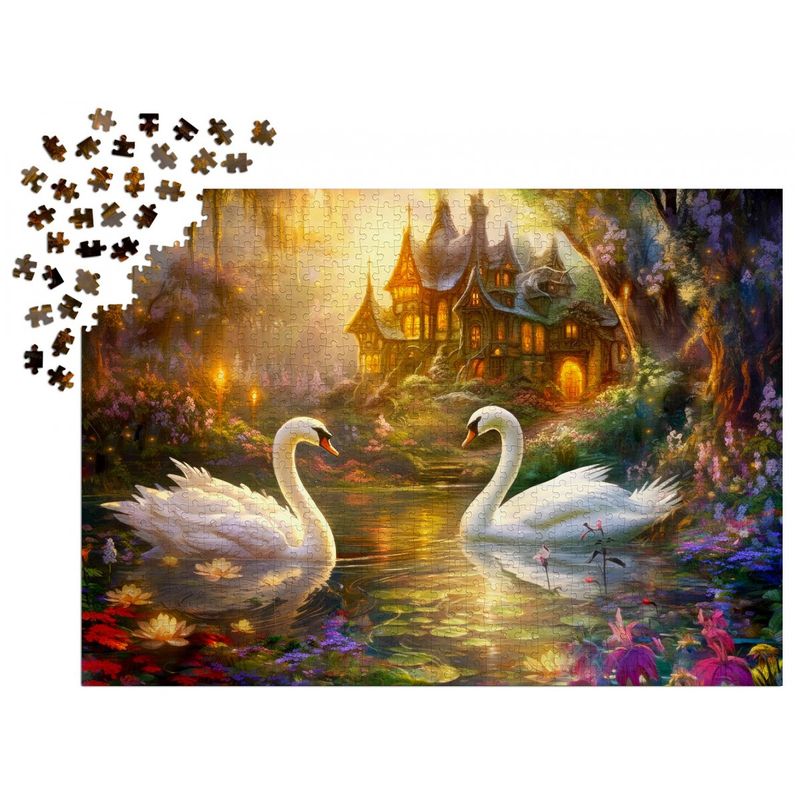 Jucarii, Copii si Bebe - Jucarii si jocuri - Jocuri si puzzle - Puzzle - Puzzle 1000 piese Enjoy – Swan Song - Infinity.ro
