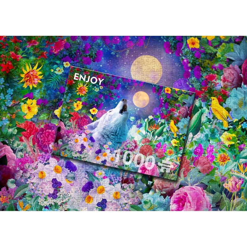 Jucarii, Copii si Bebe - Jucarii si jocuri - Jocuri si puzzle - Puzzle - Puzzle 1000 piese Enjoy – Wolf Moon - Infinity.ro