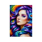 Jucarii, Copii si Bebe - Jucarii si jocuri - Jocuri si puzzle - Puzzle - Puzzle 1000 piese Enjoy – Rainbow Flower Portrait - Infinity.ro