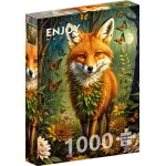 Jucarii, Copii si Bebe - Jucarii si jocuri - Jocuri si puzzle - Puzzle - Puzzle 1000 piese Enjoy – Enchanted Fox - Infinity.ro