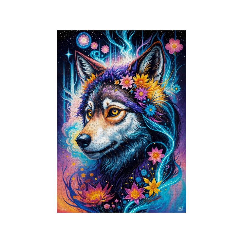 Jucarii, Copii si Bebe - Jucarii si jocuri - Jocuri si puzzle - Puzzle - Puzzle 1000 piese Enjoy – Magical Wolf Portrait - Infinity.ro