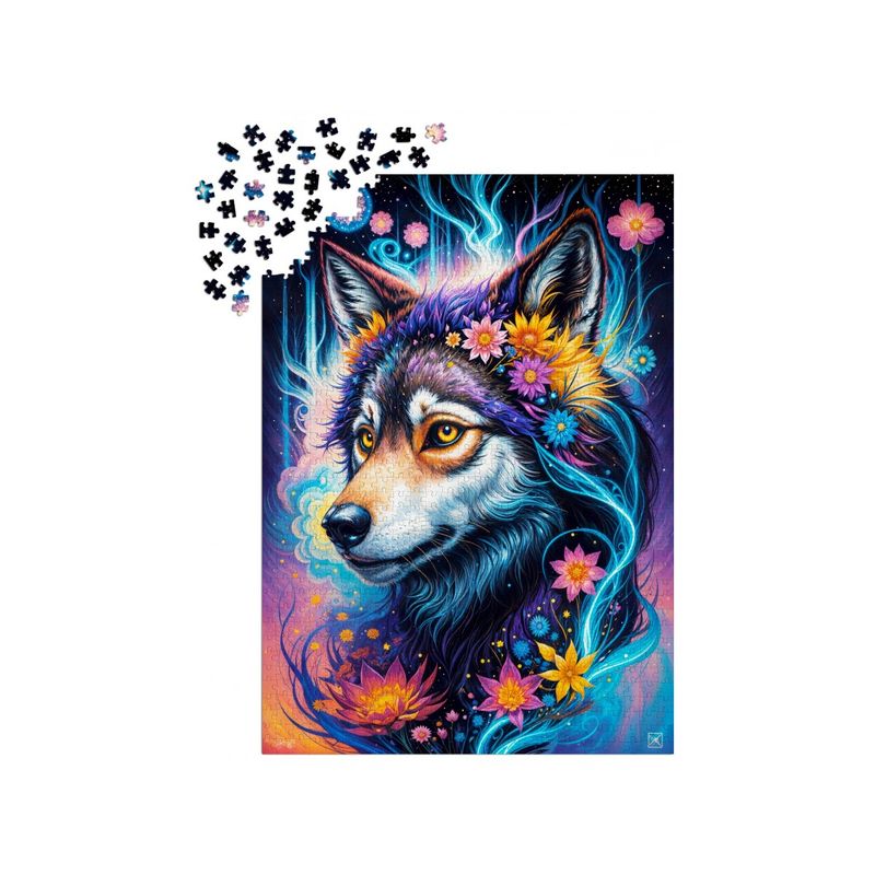 Jucarii, Copii si Bebe - Jucarii si jocuri - Jocuri si puzzle - Puzzle - Puzzle 1000 piese Enjoy – Magical Wolf Portrait - Infinity.ro