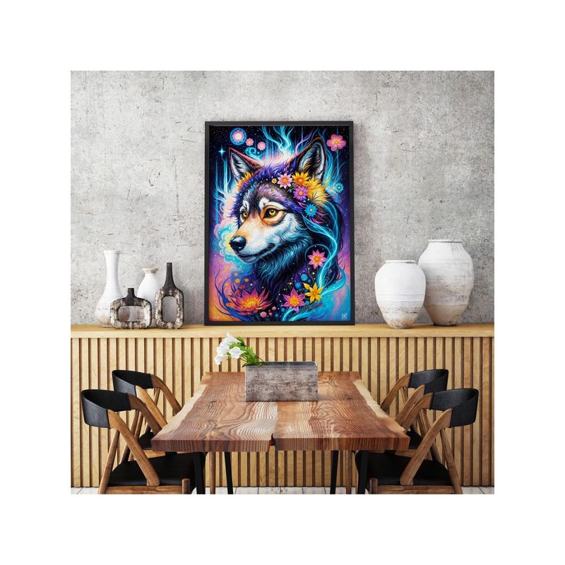 Jucarii, Copii si Bebe - Jucarii si jocuri - Jocuri si puzzle - Puzzle - Puzzle 1000 piese Enjoy – Magical Wolf Portrait - Infinity.ro
