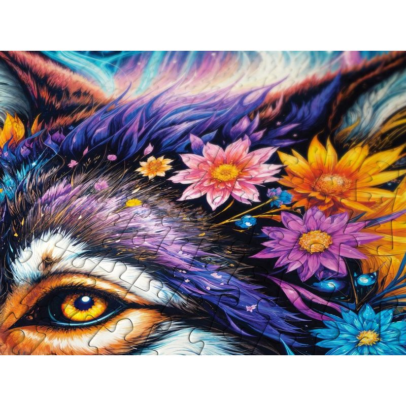 Jucarii, Copii si Bebe - Jucarii si jocuri - Jocuri si puzzle - Puzzle - Puzzle 1000 piese Enjoy – Magical Wolf Portrait - Infinity.ro