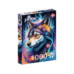 Jucarii, Copii si Bebe - Jucarii si jocuri - Jocuri si puzzle - Puzzle - Puzzle 1000 piese Enjoy – Magical Wolf Portrait - Infinity.ro