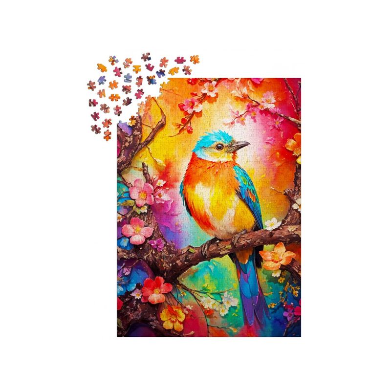 Jucarii, Copii si Bebe - Jucarii si jocuri - Jocuri si puzzle - Puzzle - Puzzle 1000 piese Enjoy – Colorful Birdie - Infinity.ro