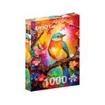 Jucarii, Copii si Bebe - Jucarii si jocuri - Jocuri si puzzle - Puzzle - Puzzle 1000 piese Enjoy – Colorful Birdie - Infinity.ro