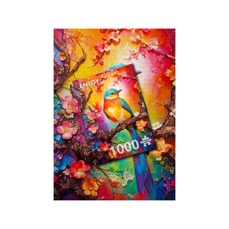 Jucarii, Copii si Bebe - Jucarii si jocuri - Jocuri si puzzle - Puzzle - Puzzle 1000 piese Enjoy – Colorful Birdie - Infinity.ro