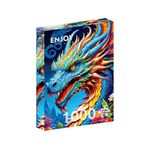 Jucarii, Copii si Bebe - Jucarii si jocuri - Jocuri si puzzle - Puzzle - Puzzle 1000 piese Enjoy – Blue Dragon - Infinity.ro