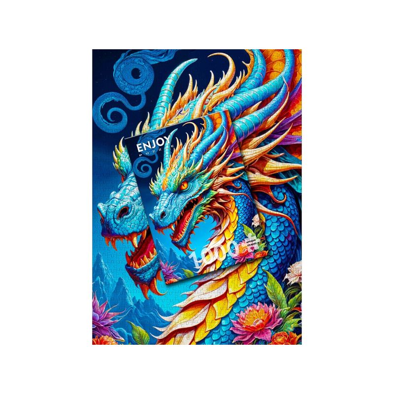Jucarii, Copii si Bebe - Jucarii si jocuri - Jocuri si puzzle - Puzzle - Puzzle 1000 piese Enjoy – Blue Dragon - Infinity.ro