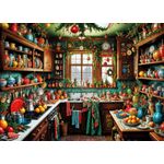 Jucarii, Copii si Bebe - Jucarii si jocuri - Jocuri si puzzle - Puzzle - Country Kitchen Christmas – Puzzle 1500 piese - Infinity.ro