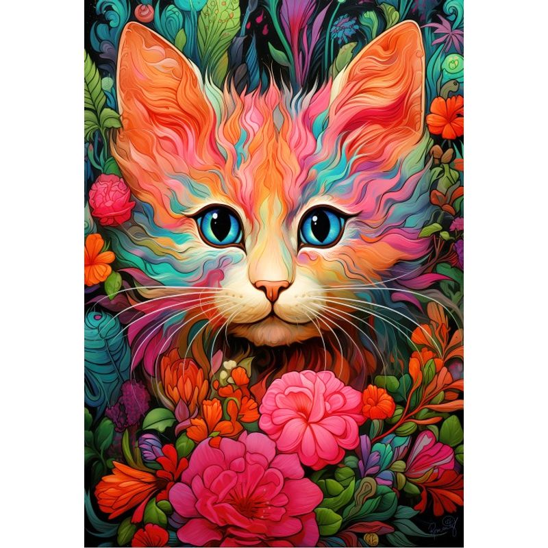 Jucarii, Copii si Bebe - Jucarii si jocuri - Jocuri si puzzle - Puzzle - Kitty & Bloom – Puzzle 1000 piese - Infinity.ro