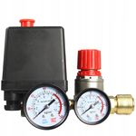 Casa si Gradina - Electrice - Echipamente electrice - Accesorii compresoare - ⚙️ Presostat compresor aer cu 2 cai, cuple rapide si supapa cu reglaj al presiunii de iesire 220V 15A – XM806873 - Infinity.ro