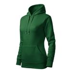 Fashion, accesorii si bijuterii - Femei - Imbracaminte femei - Hanorace femei - Hanorac pentru dama, Cape 414, Malfini S Verde sticla - Infinity.ro