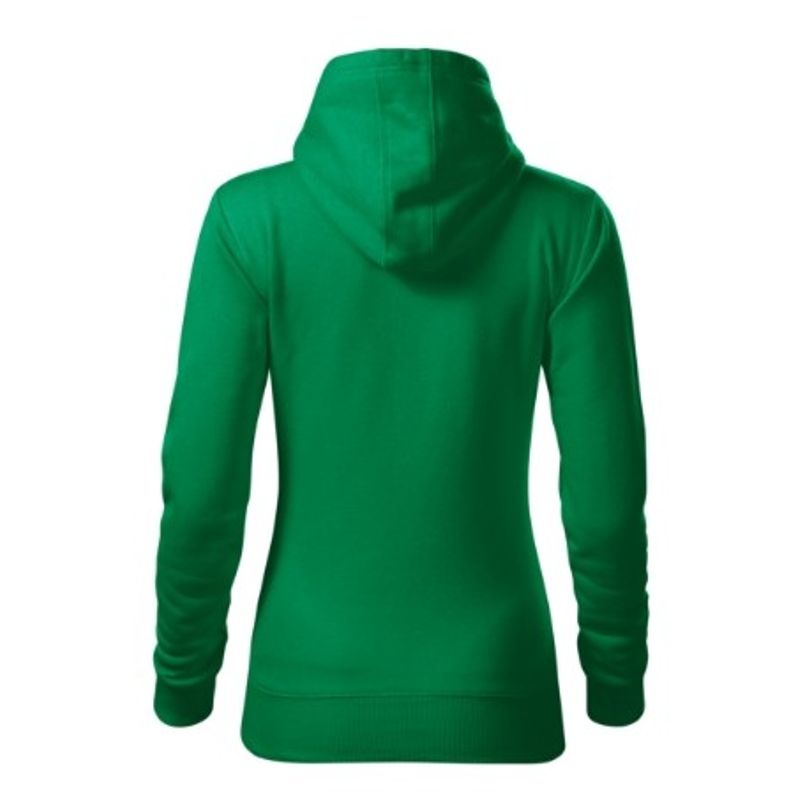 Fashion, accesorii si bijuterii - Femei - Imbracaminte femei - Hanorace femei - Hanorac pentru dama, Cape 414, Malfini S Verde mediu - Infinity.ro