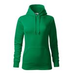 Fashion, accesorii si bijuterii - Femei - Imbracaminte femei - Hanorace femei - Hanorac pentru dama, Cape 414, Malfini S Verde mediu - Infinity.ro