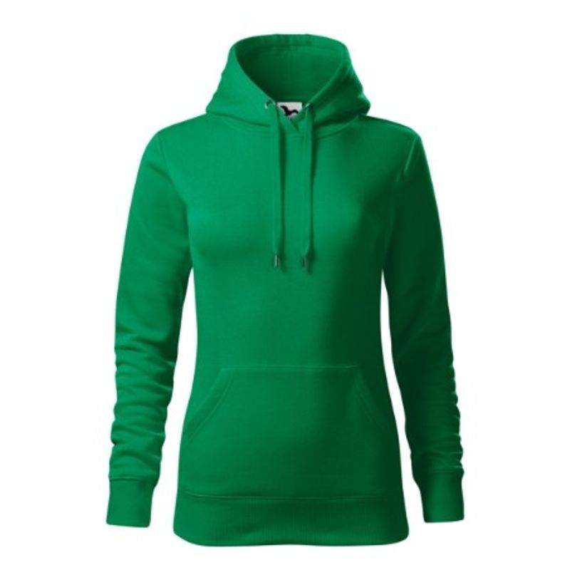 Fashion, accesorii si bijuterii - Femei - Imbracaminte femei - Hanorace femei - Hanorac pentru dama, Cape 414, Malfini S Verde mediu - Infinity.ro