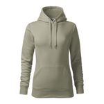 Fashion, accesorii si bijuterii - Femei - Imbracaminte femei - Hanorace femei - Hanorac pentru dama, Cape 414, Malfini Kaki deschi 2XL - Infinity.ro