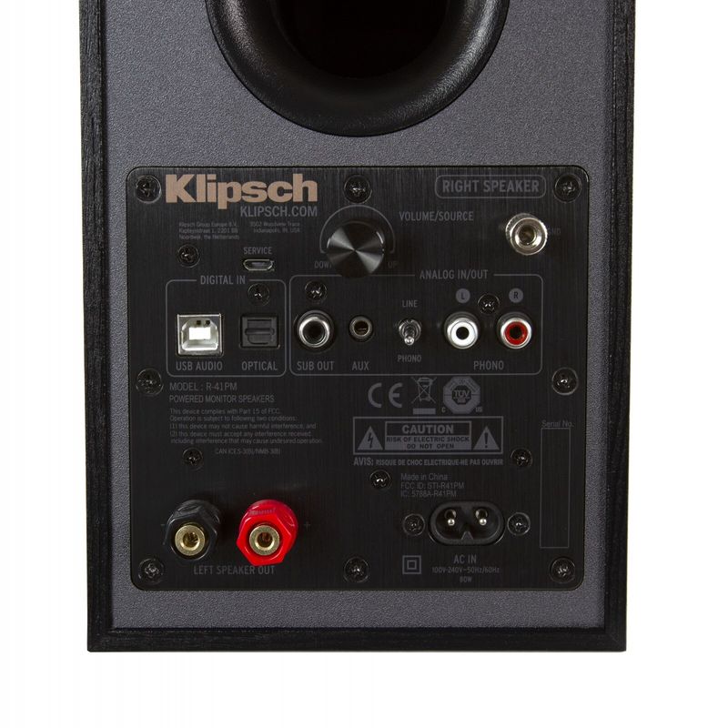 TV, Audio-Video si Foto - Audio Hi-Fi - Boxe si subwoofere - Set 2 boxe active Klipsch R-41PM, 2x35W RMS - Infinity.ro