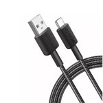 Laptop, Telefoane si Tablete - Telefoane mobile si accesorii - Accesorii Telefoane - Cabluri si adaptoare telefoane - Cablu Date/Alimentare Anker, USB-A/Type-C, 1.8m, 480 Mbps, Nylon, Negru, "A81H6G11" - Infinity.ro