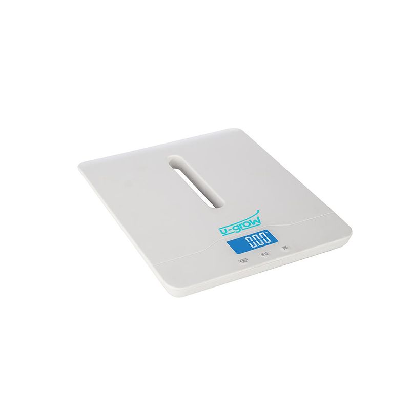 Jucarii, Copii si Bebe - Igiena si ingrijire - Accesorii ingrijire copii - Cantare bebelusi si copii - Cantar digital 2in1 U-Grow U001-BS, 100kg, functie Tara, display LED, alb - Infinity.ro