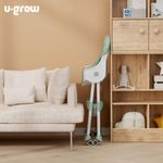 Jucarii, Copii si Bebe - Hrana si alaptare - Scaune de masa bebe - Scaun de masa 2 in 1 U-Grow UG-502-GRN, pliabil, husa detasabila, verde - Infinity.ro