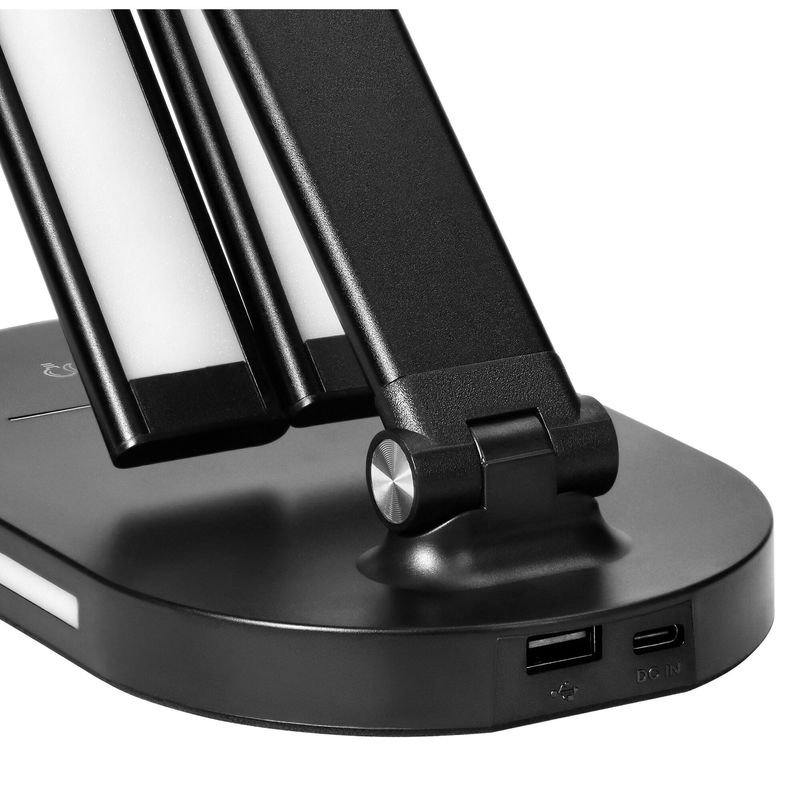 Casa si Gradina - Corpuri si surse de iluminat - Veioze si lampi - Veioze - Lampa birou Virone ERGO LED, 8W, 400lm, multicolor, 41cm, cu incarcator USB - Infinity.ro