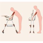 Jucarii, Copii si Bebe - Hrana si alaptare - Scaune de masa bebe - Scaun de masa 2 in 1 U-Grow UG-502-PK, pliabil, husa detasabila, roz - Infinity.ro