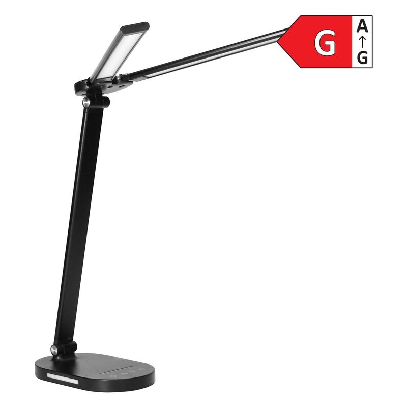 Casa si Gradina - Corpuri si surse de iluminat - Veioze si lampi - Veioze - Lampa birou Virone ERGO LED, 8W, 400lm, multicolor, 41cm, cu incarcator USB - Infinity.ro