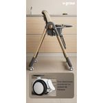 Jucarii, Copii si Bebe - Hrana si alaptare - Scaune de masa bebe - Scaun de masa U-Grow UG-330-BR, reglabil, pliabil, maro - Infinity.ro