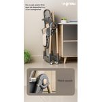 Jucarii, Copii si Bebe - Hrana si alaptare - Scaune de masa bebe - Scaun de masa U-Grow UG-330-BR, reglabil, pliabil, maro - Infinity.ro