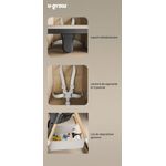 Jucarii, Copii si Bebe - Hrana si alaptare - Scaune de masa bebe - Scaun de masa U-Grow UG-330-BR, reglabil, pliabil, maro - Infinity.ro