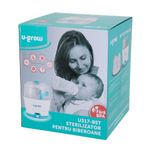 Jucarii, Copii si Bebe - Hrana si alaptare - Biberoane, suzete si accesorii hranire - Sterilizatoare biberoane - Sterilizator electric U-Grow U317-BST, capacitate 6 biberoane, 500W, alb - Infinity.ro