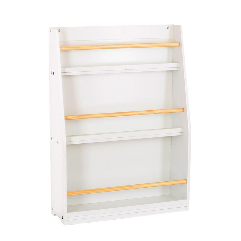 Casa si Gradina - Mobilier - Mobilier copii - Mobilier camera copiilor - Raft depozitare U-Grow UGRD01-WH, etajera carti si jucarii, alb, modern - Infinity.ro