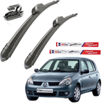 Auto si Moto - Intretinere auto - Stergatoare - Stergatoare Renault Clio II (1998–2012) TeamCar® Flat – Set fata - Infinity.ro