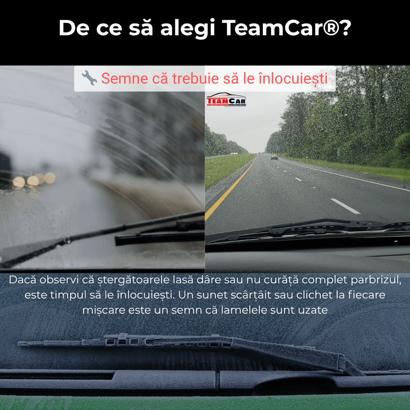 Auto si Moto - Intretinere auto - Stergatoare - Stergatoare Volkswagen Transporter T5 (2003–2012) TeamCar® Hybrid – Set fata - Infinity.ro