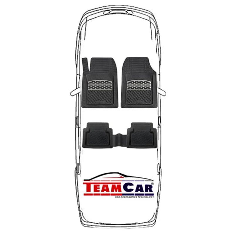 Auto si Moto - Intretinere auto - Covorase auto - Volkswagen Passat B6 Variant Covorase Auto TeamCar® Tip Tavita Compatibile Variant, Break (2005–2010) Silver - Infinity.ro