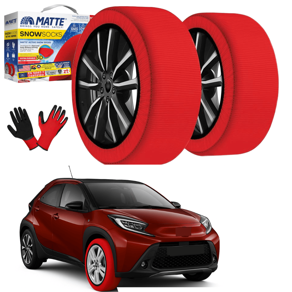 Huse antiderapante zapada MATTE ACTIVE marimea X-Small, textil, omologate EN16662-1, set 2 buc