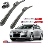 Auto si Moto - Intretinere auto - Stergatoare - Stergatoare TeamCar® Volkswagen Golf 5 Variant (2003–2008) – Flat Top Lock-Set fata - Infinity.ro