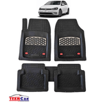 Auto si Moto - Intretinere auto - Covorase auto - Covorase Auto TeamCar® Tip Tavita Compatibile Volkswagen Golf 7 Hatchback 5 usi (2012–2020) Negru marmorat - Infinity.ro