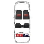 Auto si Moto - Intretinere auto - Covorase auto - Hyundai Bayon Covorase Auto TeamCar®- Cauciuc Tip Tavita/ Red - Infinity.ro