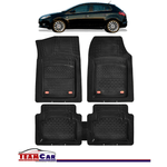 Auto si Moto - Intretinere auto - Covorase auto - Covorase Auto TeamCar® Tip Tavita Compatibile Fiat Bravo II (2007–2014) Negru Cauciuc Rezistent - Infinity.ro