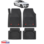 Auto si Moto - Intretinere auto - Covorase auto - Covorase Auto TeamCar® Tip Tavita Compatibile BMW Seria 3 F30/F31/F34 (2012–2019) Negru Material Rezistent - Infinity.ro