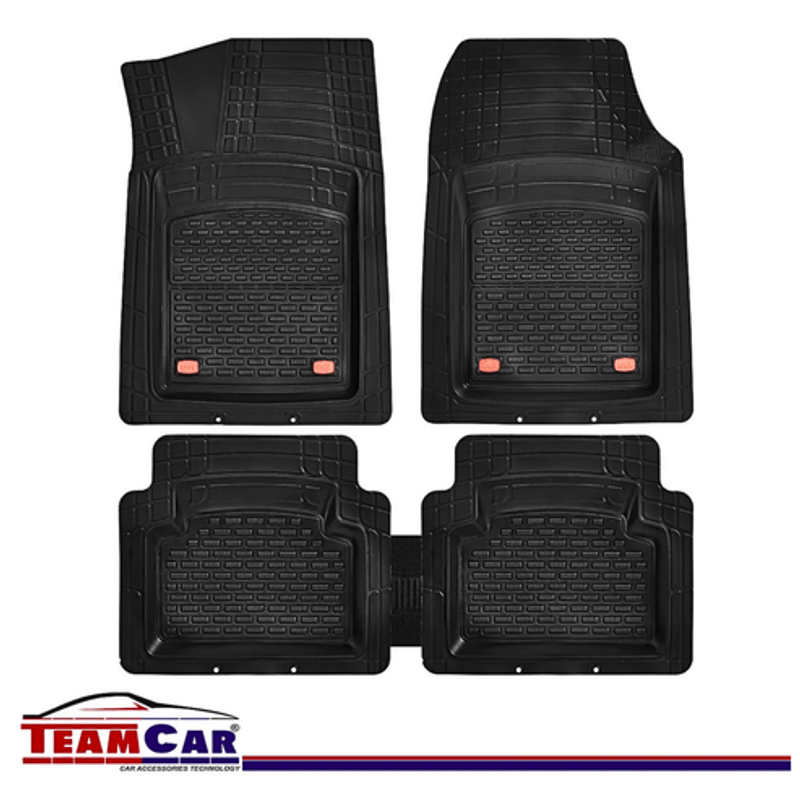 Auto si Moto - Intretinere auto - Covorase auto - Covorase Auto TeamCar® Kia Stonic YB Crossover (2017-prezent) - Negru - Cauciuc Rezistent Tip Tavita - Infinity.ro