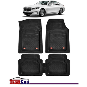Covorase Auto TeamCar® Tip Tavita Compatibile BMW Seria 7 G11/G12 (2015–2022) Negru Material Rezistent
